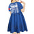 Samoa HRPP Party Kid Short Sleeve Dress Polynesian Pattern - Polynesian Pride
