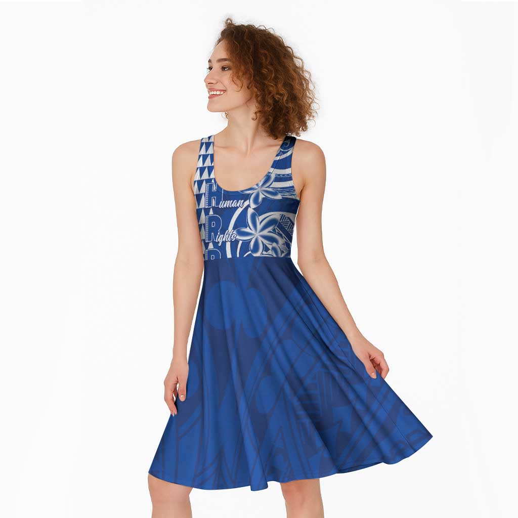 Samoa HRPP Party Midi Dress Polynesian Pattern - Polynesian Pride