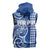 Samoa HRPP Party Sleeveless Zip Hoodie Polynesian Pattern - Polynesian Pride