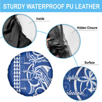 Samoa HRPP Party Spare Tire Cover Polynesian Pattern - Polynesian Pride