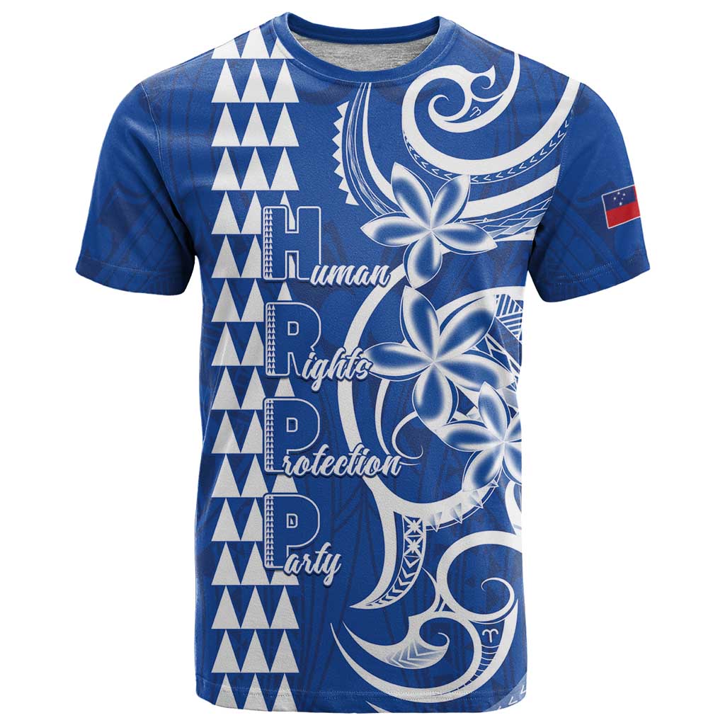 Samoa HRPP Party T Shirt Polynesian Pattern - Polynesian Pride