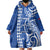 Samoa HRPP Party Wearable Blanket Hoodie Polynesian Pattern - Polynesian Pride