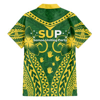 Samoa SUP Family Matching Long Sleeve Bodycon Dress and Hawaiian Shirt Samoan Coat Of Arms LT05 - Polynesian Pride
