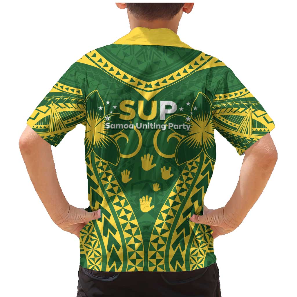 Samoa SUP Family Matching Mermaid Dress and Hawaiian Shirt Samoan Coat Of Arms LT05 - Polynesian Pride