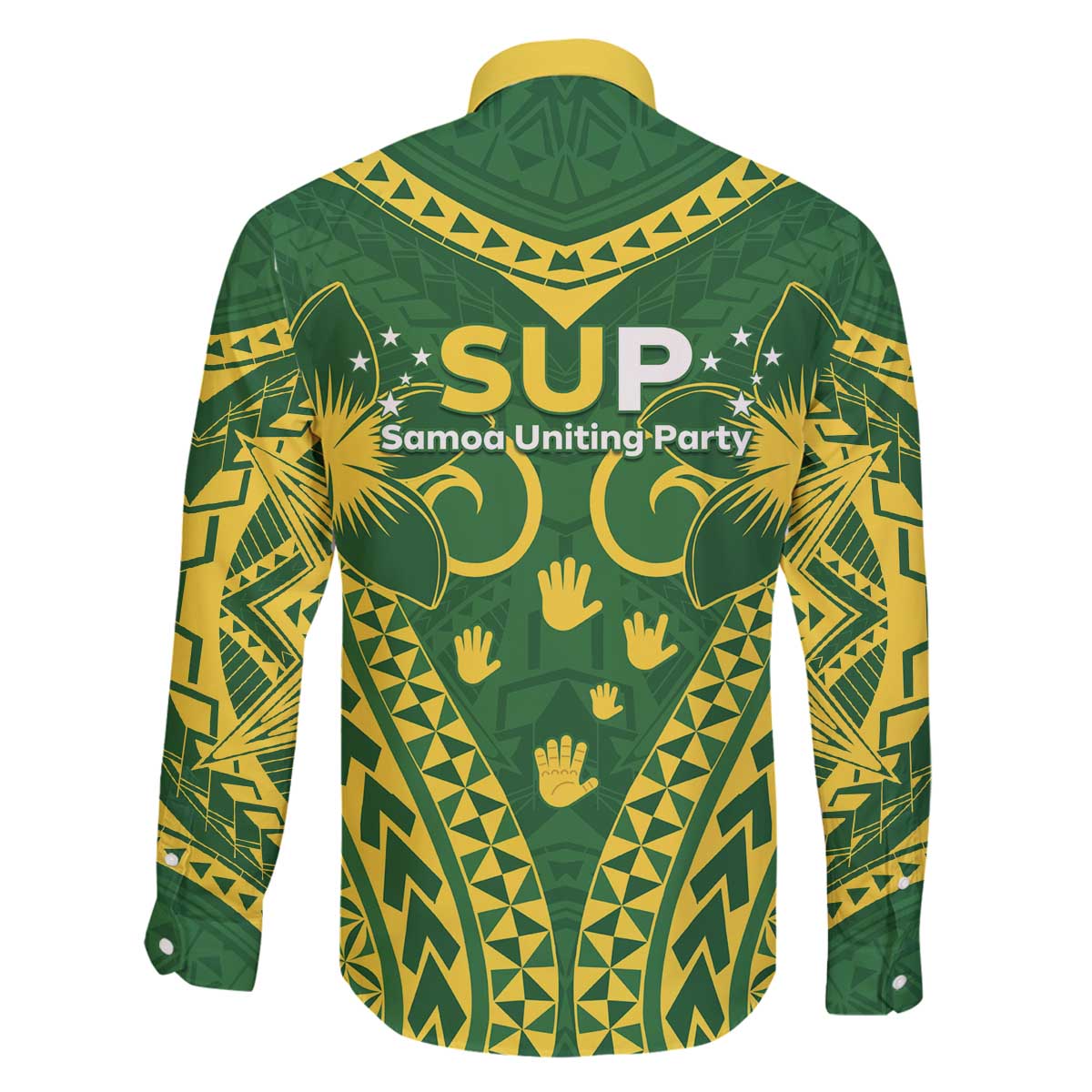 Samoa SUP Family Matching Off The Shoulder Long Sleeve Dress and Hawaiian Shirt Samoan Coat Of Arms LT05 - Polynesian Pride