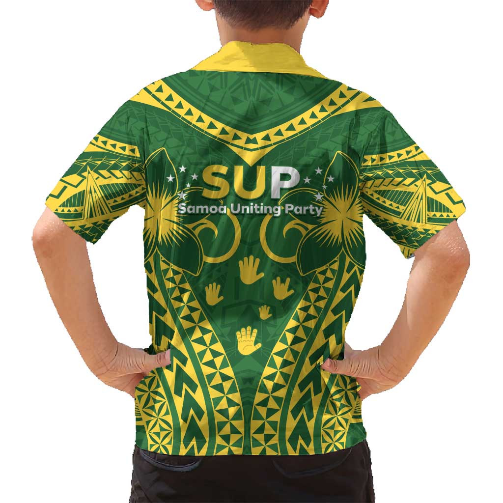Samoa SUP Family Matching Tank Maxi Dress and Hawaiian Shirt Samoan Coat Of Arms - Polynesian Pride
