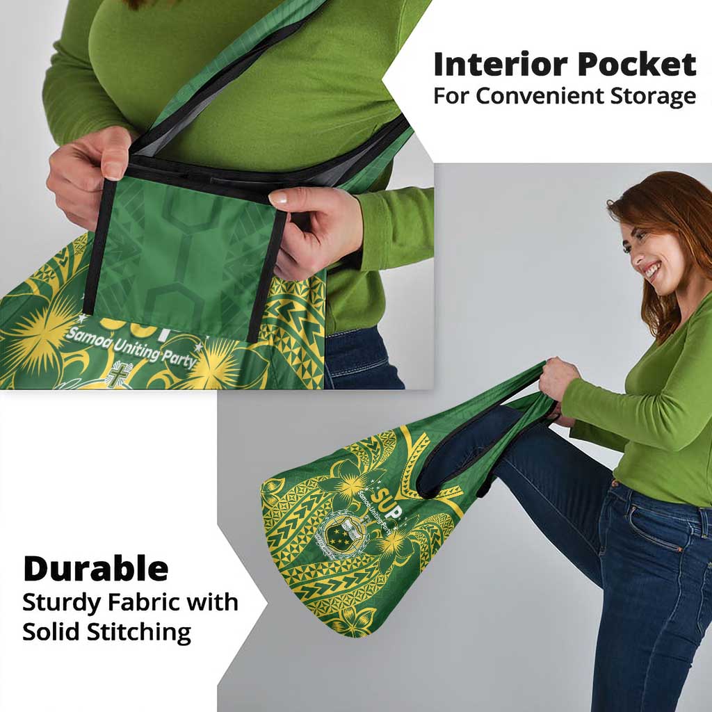 Samoa SUP Grocery Bag Samoan Coat Of Arms - Polynesian Pride