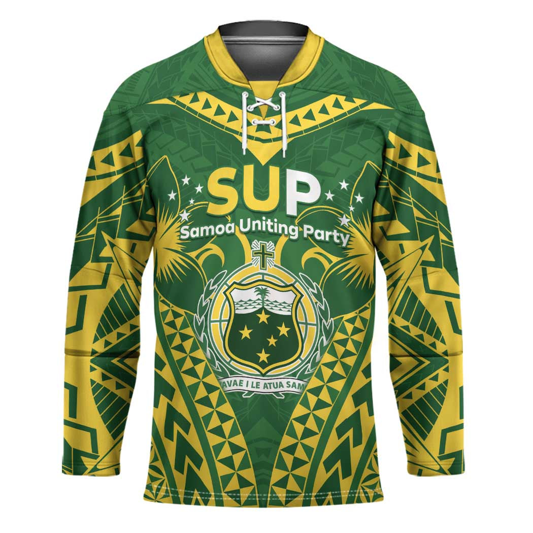 Samoa SUP Hockey Jersey Samoan Coat Of Arms - Polynesian Pride