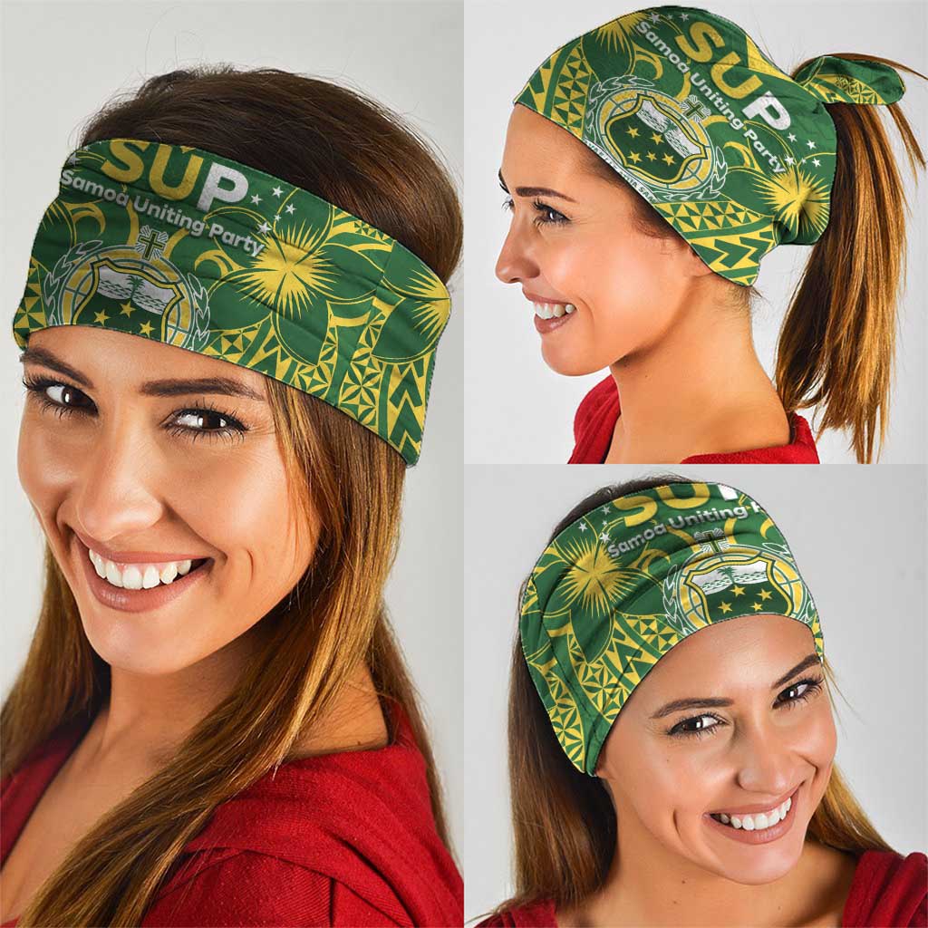 Samoa SUP Neck Gaiter Samoan Coat Of Arms - Polynesian Pride