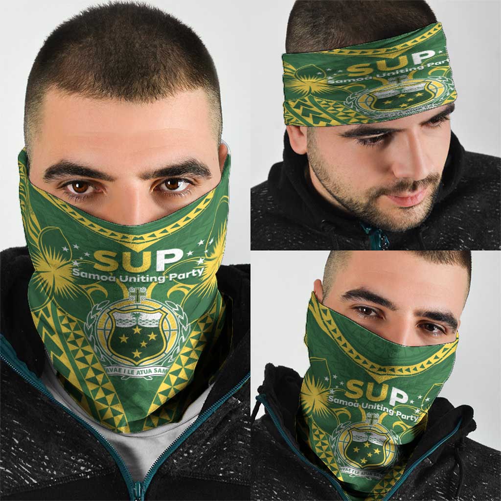Samoa SUP Neck Gaiter Samoan Coat Of Arms - Polynesian Pride