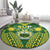 Samoa SUP Round Carpet Samoan Coat Of Arms - Polynesian Pride