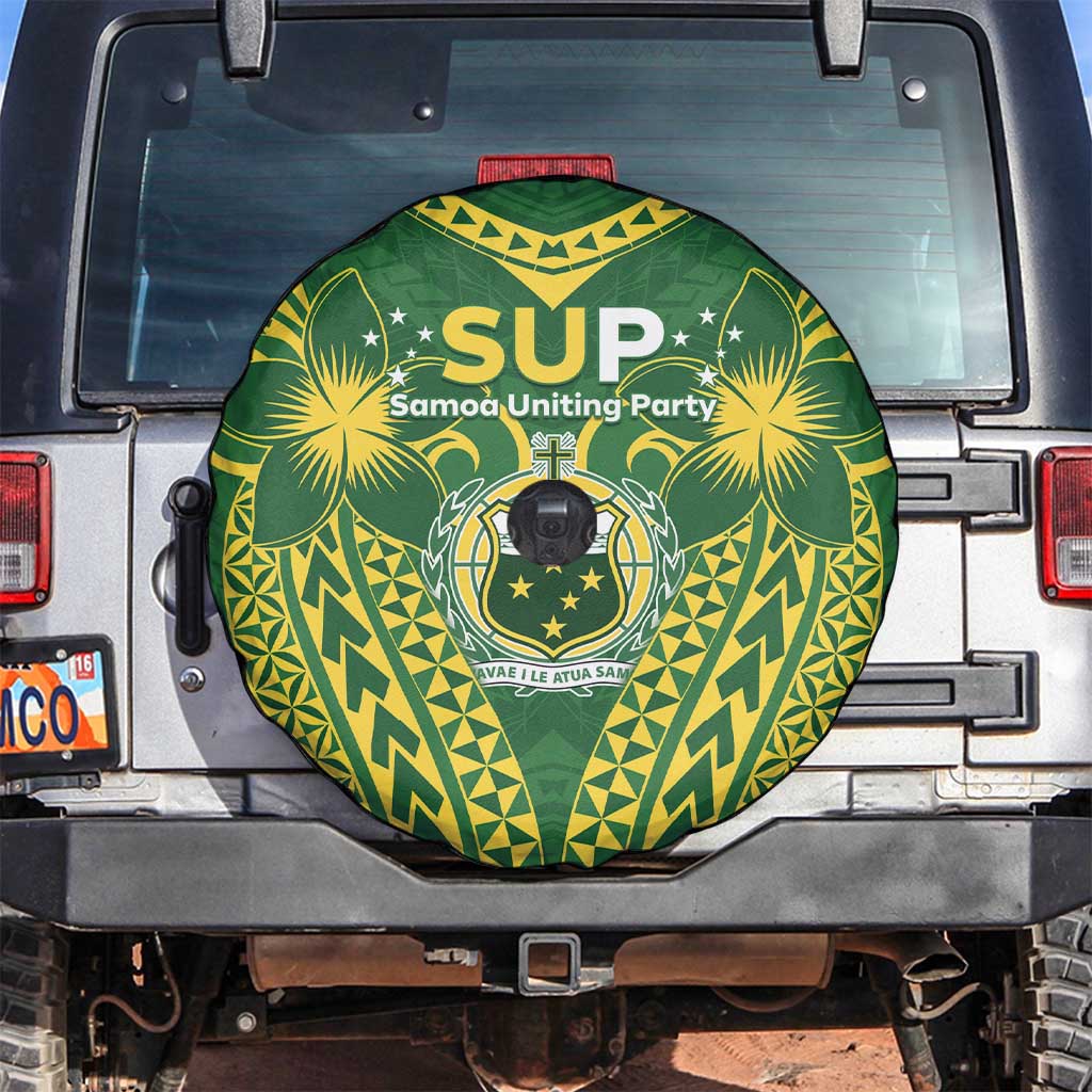 Samoa SUP Spare Tire Cover Samoan Coat Of Arms - Polynesian Pride