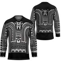 Philippines Igorot Tribal Art Tattoo Black Hockey Jersey - Polynesian Pride