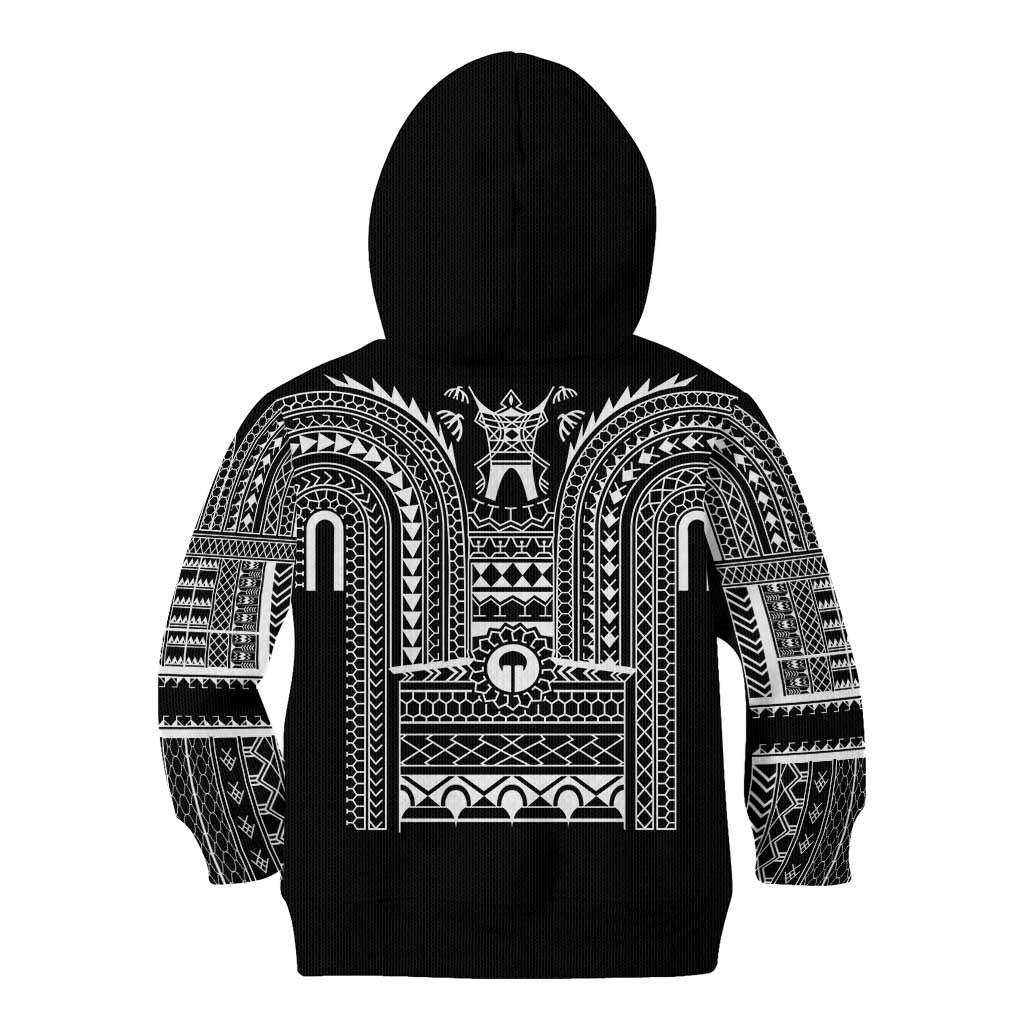 Philippines Igorot Tribal Art Tattoo Black Kid Hoodie - Polynesian Pride