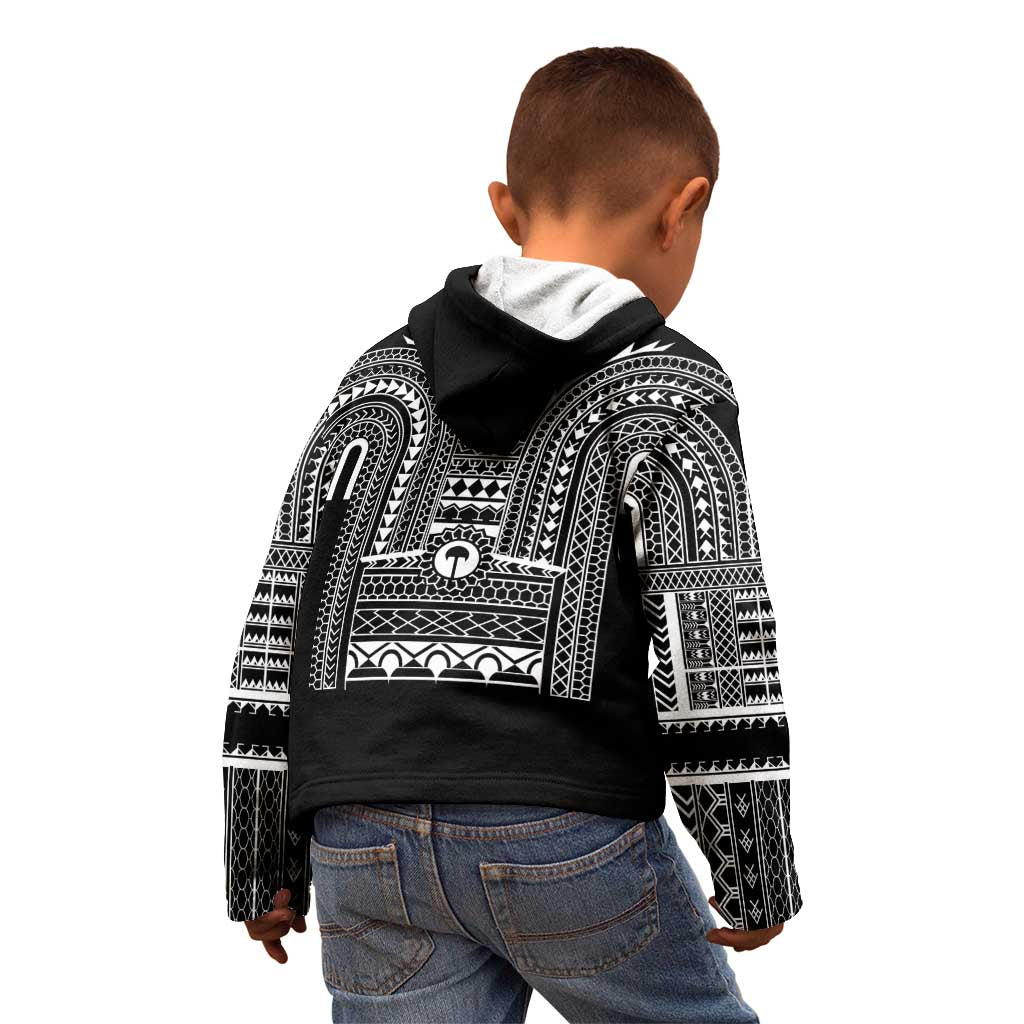 Philippines Igorot Tribal Art Tattoo Black Kid Hoodie - Polynesian Pride