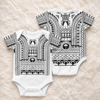 Philippines Igorot Tribal Art Tattoo White Baby Onesie