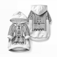 Philippines Igorot Tribal Art Tattoo White Pet Hoodie LT05 Pullover White - Polynesian Pride