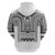 Philippines Igorot Tribal Art Tattoo White Zip Hoodie - Polynesian Pride