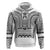 Philippines Igorot Tribal Art Tattoo White Zip Hoodie - Polynesian Pride