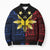 Philippines Sun Star Bomber Puffer Jacket Igorot Tribal Inspiration - Polynesian Pride