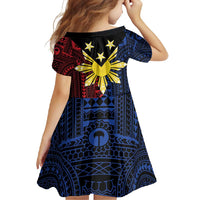 Philippines Sun Star Family Matching Mermaid Dress and Hawaiian Shirt Igorot Tribal Inspiration LT05 - Polynesian Pride