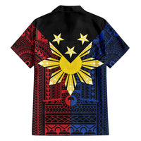 Philippines Sun Star Family Matching Short Sleeve Bodycon Dress and Hawaiian Shirt Igorot Tribal Inspiration LT05 - Polynesian Pride