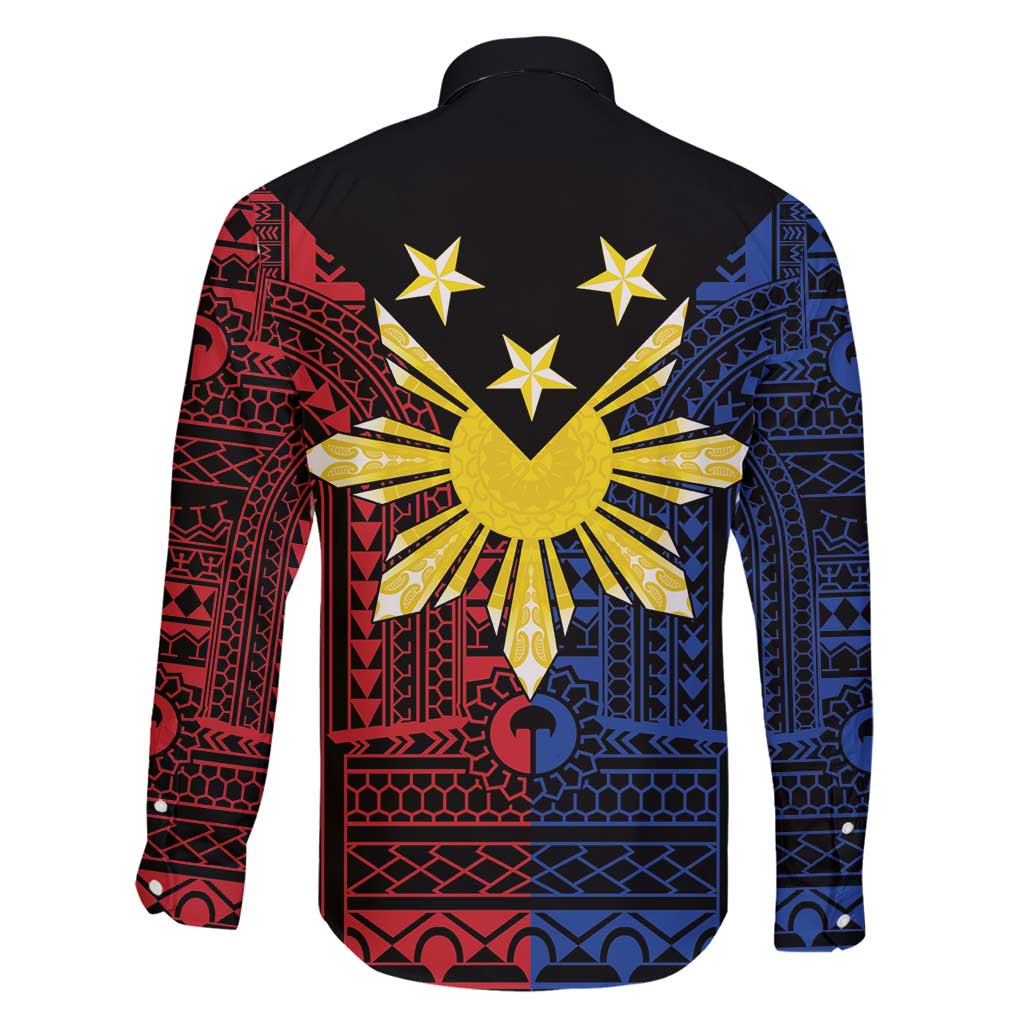 Philippines Sun Star Family Matching Tank Maxi Dress and Hawaiian Shirt Igorot Tribal Inspiration LT05 - Polynesian Pride