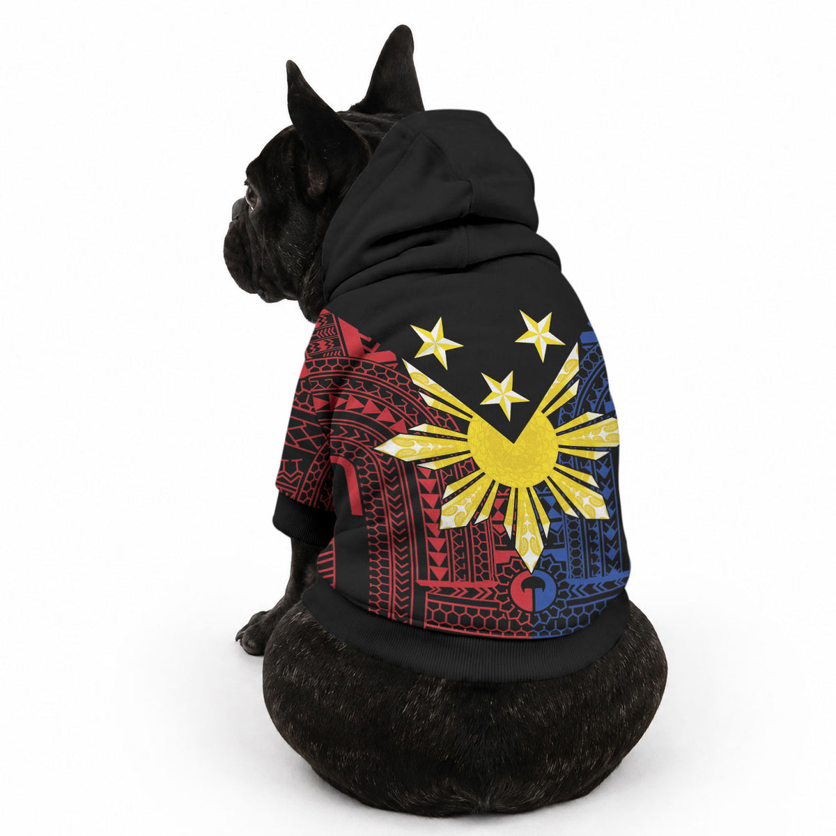 Philippines Sun Star Pet Hoodie Igorot Tribal Inspiration LT05 - Polynesian Pride