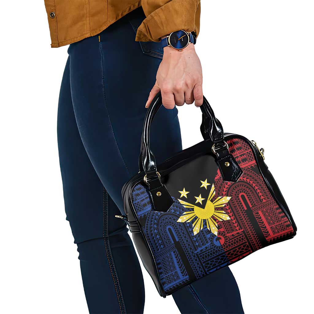 Philippines Sun Star Shoulder Handbag Igorot Tribal Inspiration - Polynesian Pride