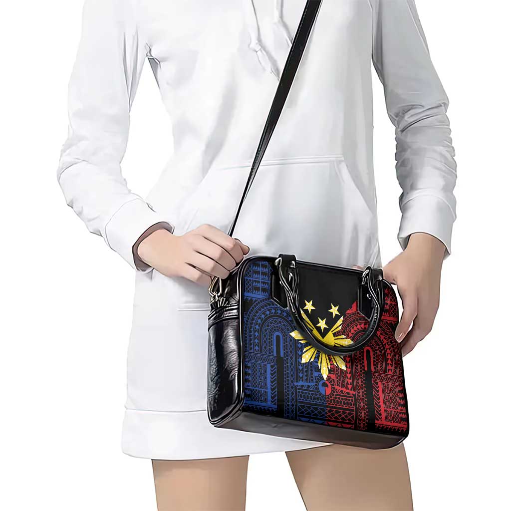 Philippines Sun Star Shoulder Handbag Igorot Tribal Inspiration - Polynesian Pride