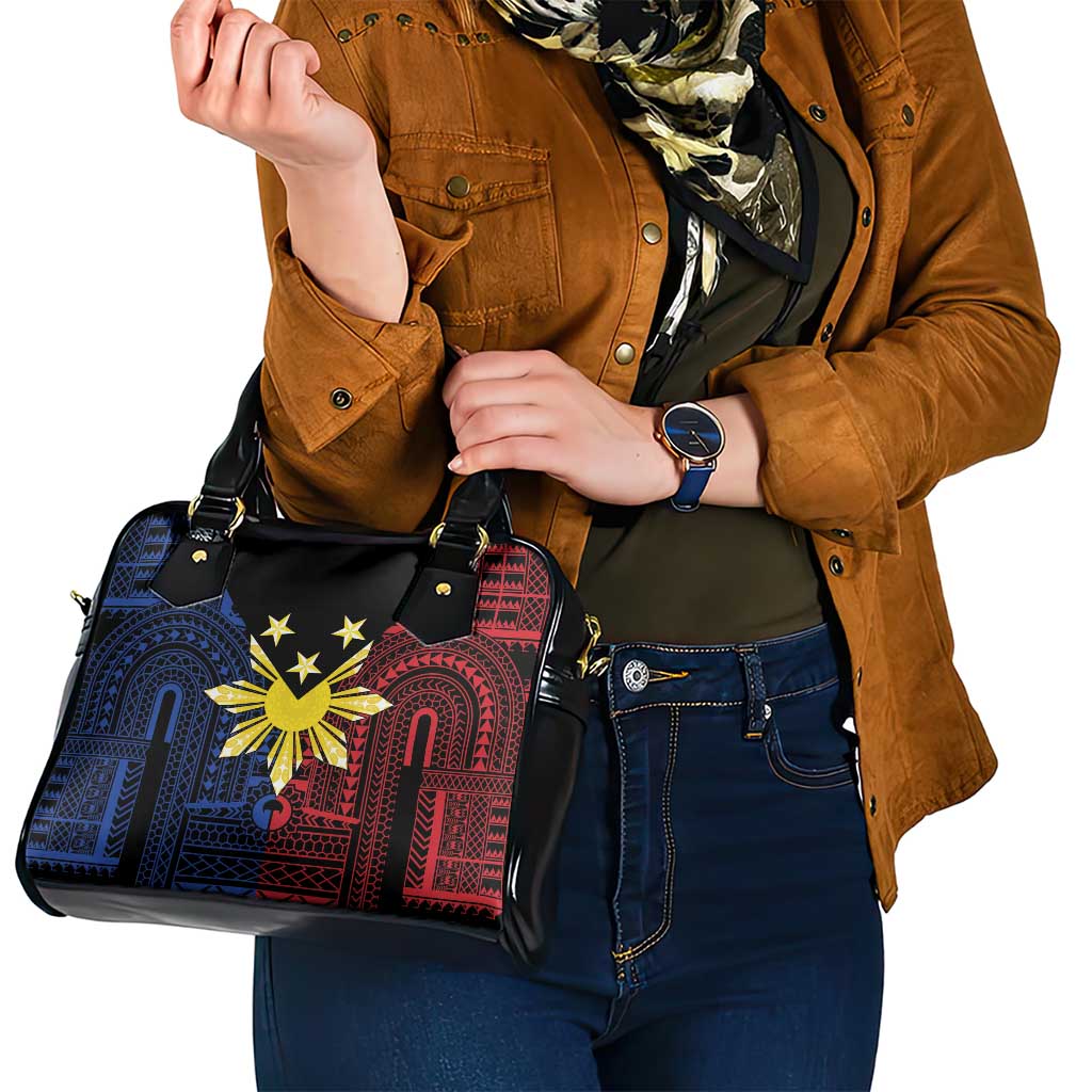 Philippines Sun Star Shoulder Handbag Igorot Tribal Inspiration - Polynesian Pride