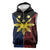 Philippines Sun Star Sleeveless Zip Hoodie Igorot Tribal Inspiration - Polynesian Pride