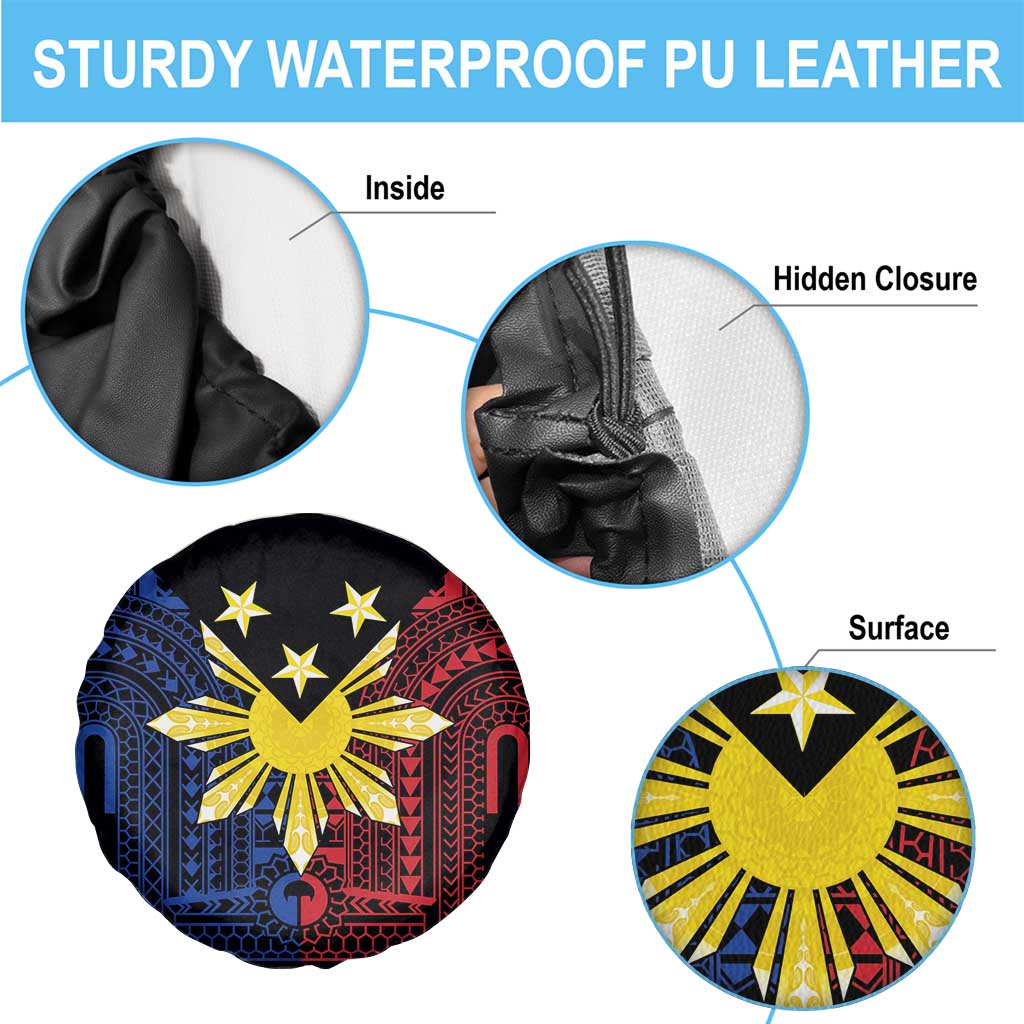 Philippines Sun Star Spare Tire Cover Igorot Tribal Inspiration - Polynesian Pride