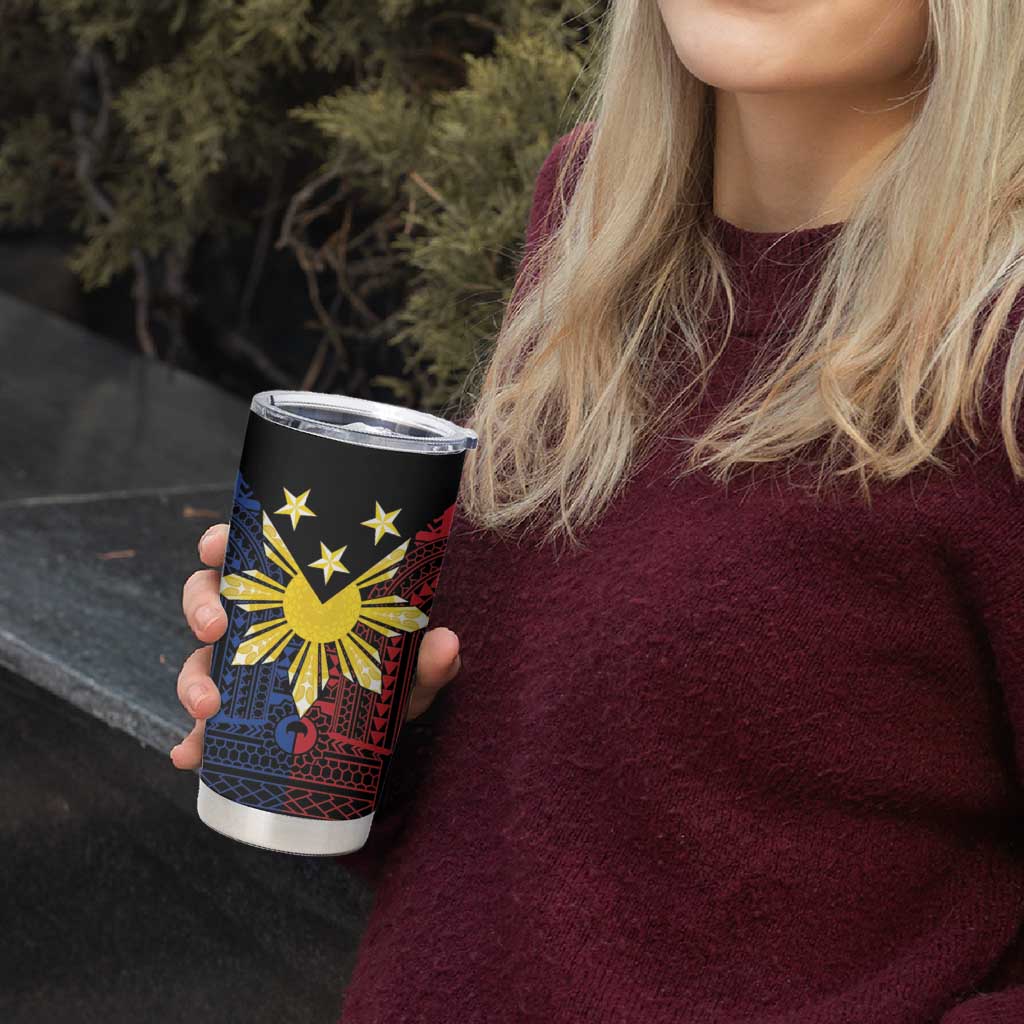 Philippines Sun Star Tumbler Cup Igorot Tribal Inspiration - Polynesian Pride