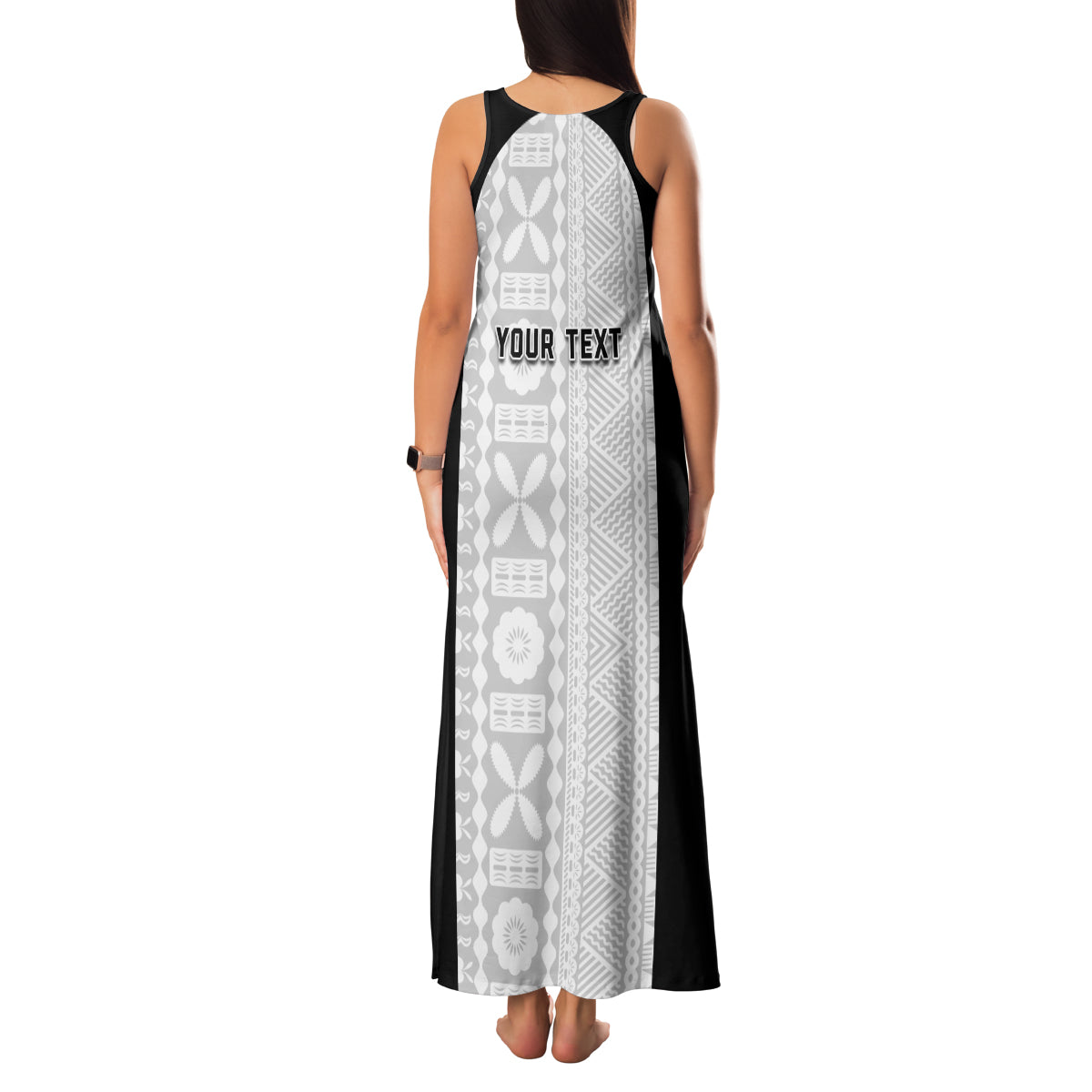 Personalized Fiji Obstacle Race 2023 Family Matching Tank Maxi Dress and Hawaiian Shirt Never Give Up LT05 - Polynesian Pride