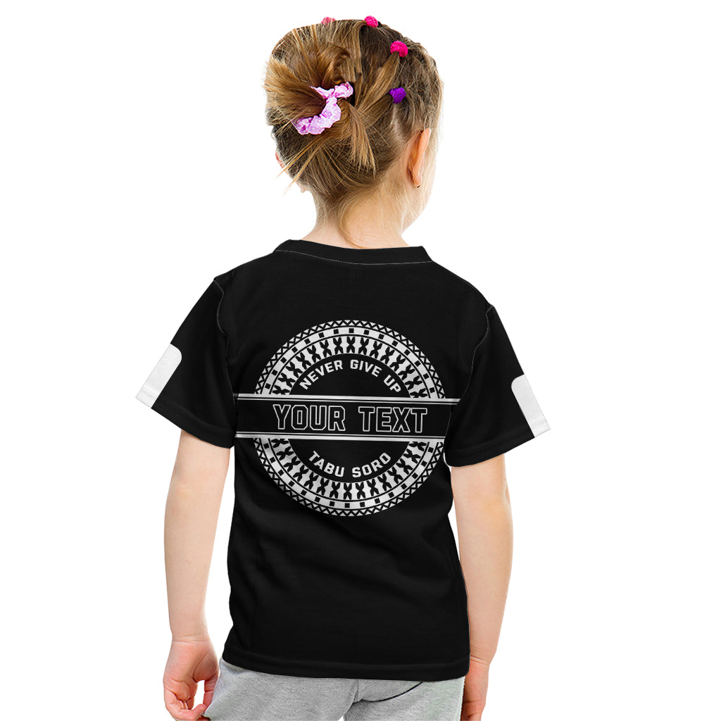 Personalized Fiji Obstacle Race 2023 Kid T Shirt Never Give Up LT05 - Polynesian Pride