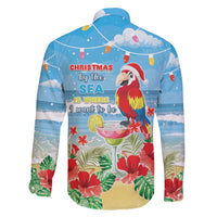 Hawaii Christmas Family Matching Off Shoulder Maxi Dress and Hawaiian Shirt Funny Macaw Parrot Tropical Vibe LT05 - Polynesian Pride