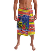 New Caledonia Christmas Lavalava Kanaky Poinsettia Joyeux Noel LT05 Red - Polynesian Pride
