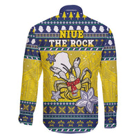Niue The Rock Christmas Family Matching Summer Maxi Dress and Hawaiian Shirt Niuean Crab Monuina E Kilisimasi LT05 - Polynesian Pride