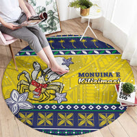 Niue The Rock Christmas Round Carpet Niuean Crab Monuina E Kilisimasi