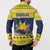 Tokelau Christmas Button Sweatshirt Tokelauan Badge Manuia Te Kilihimahi