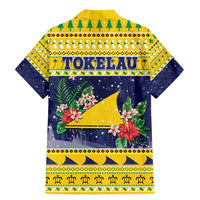 Tokelau Christmas Family Matching Mermaid Dress and Hawaiian Shirt Tokelauan Badge Manuia Te Kilihimahi LT05 - Polynesian Pride