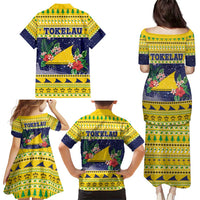 Tokelau Christmas Family Matching Puletasi and Hawaiian Shirt Tokelauan Badge Manuia Te Kilihimahi LT05 - Polynesian Pride