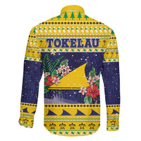 Tokelau Christmas Family Matching Tank Maxi Dress and Hawaiian Shirt Tokelauan Badge Manuia Te Kilihimahi LT05 - Polynesian Pride
