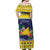 Tokelau Christmas Off Shoulder Maxi Dress Tokelauan Badge Manuia Te Kilihimahi