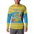 Tuvalu Christmas Button Sweatshirt Coat Of Arms Manuia Te Kilisimasi