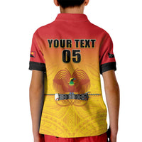 Papua New Guinea Rugby Custom Kid Polo Shirt Go Orchids Pacific Champions