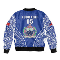 Fetu Samoa Rugby Custom Bomber Jacket Go Champions