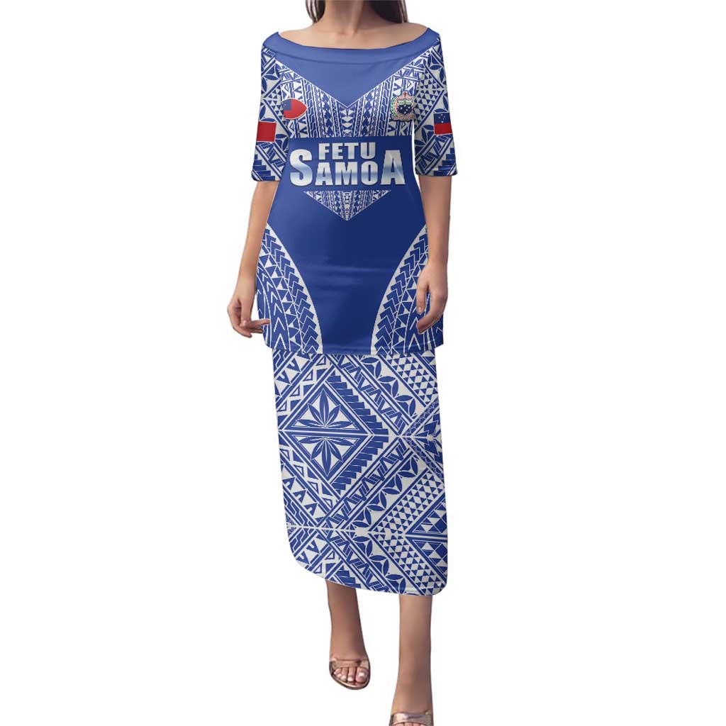 Fetu Samoa Rugby Custom Family Matching Puletasi and Hawaiian Shirt Go Champions