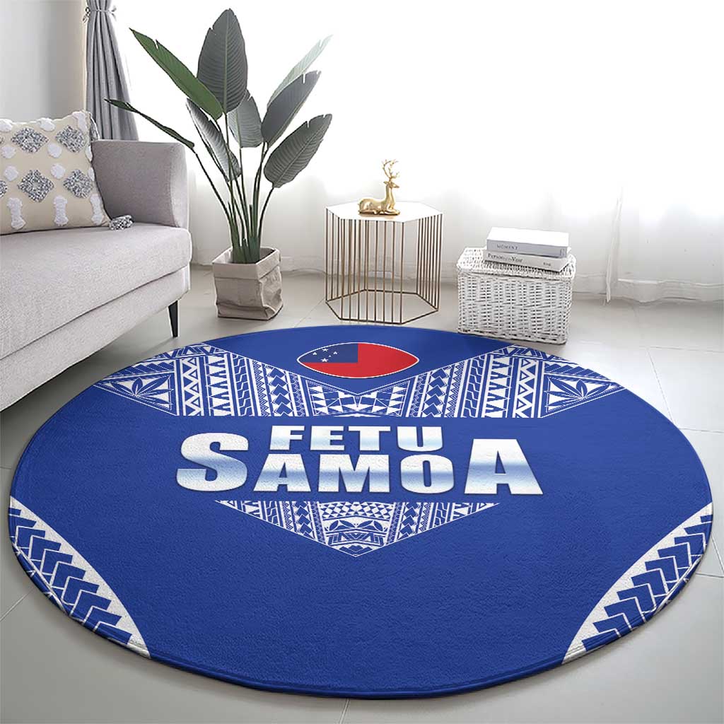 Fetu Samoa Rugby Round Carpet Go Champions